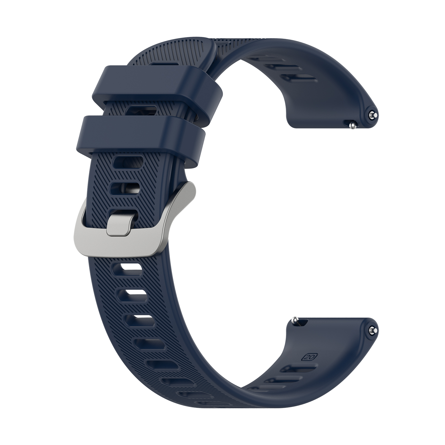 Correas de reloj de 20mm para Garmin Forerunner 158 venu sq/venu, pulsera deportiva de silicona para Polar Ignite, correas de reloj para Forerunner 55: Púrpura verde