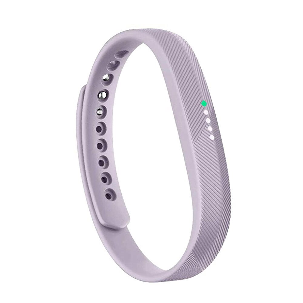 Siliconen Band Verstelbare Band Voor Fitbit Flex 2 Smart Horloge Vervanging Accessoires Polsbandje Band Armband Voor Fitbit Flex2: Grey / L