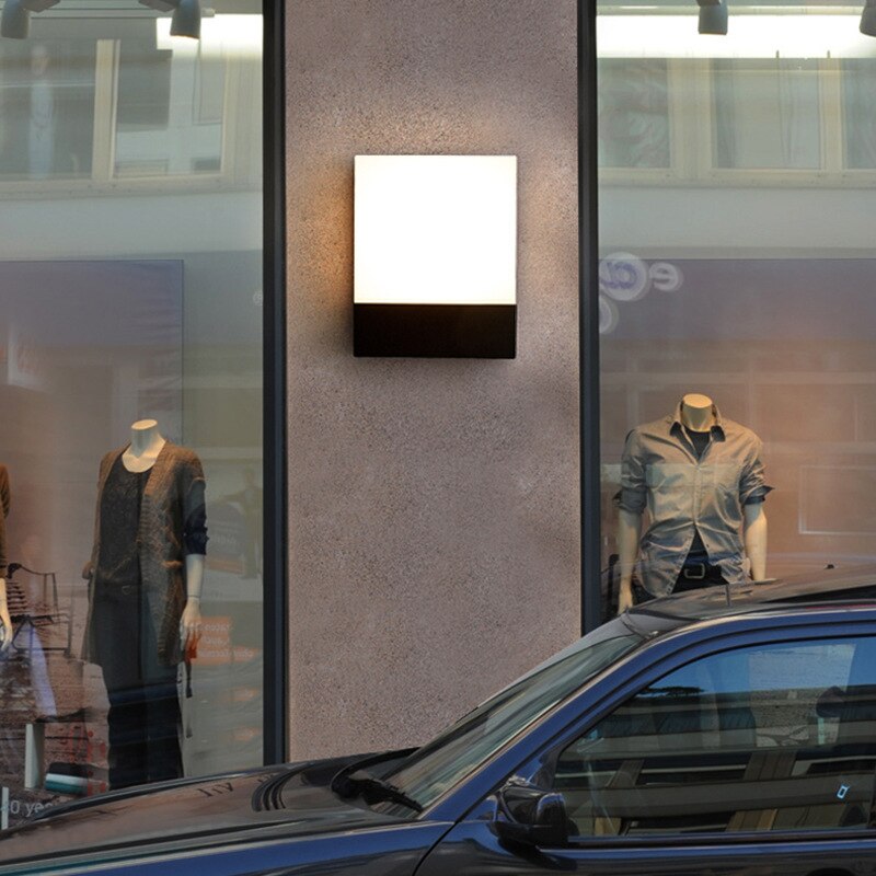 Udendørs væg led vandtæt udvendig terrasse sensor bevægelse gårdhave altan lys dør forlampe gang salle have