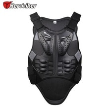 HEROBIKER Motocross Racing Armor motorcycle jacket protection for the body with a reflective strip black armor motorcycle