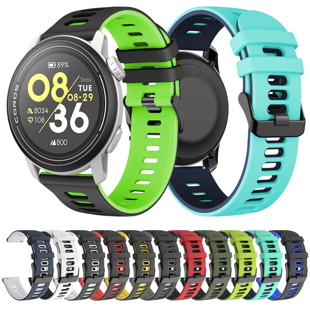 Correa deportiva de silicona para reloj COROS PACE 3 2, pulsera suave de 46mm y 42mm, correas de reloj transpirables de 20mm y 22mm