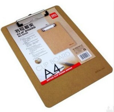 Wood clip wooden material Writing board clip A4 wooden flat clip School office supplies bulletin board