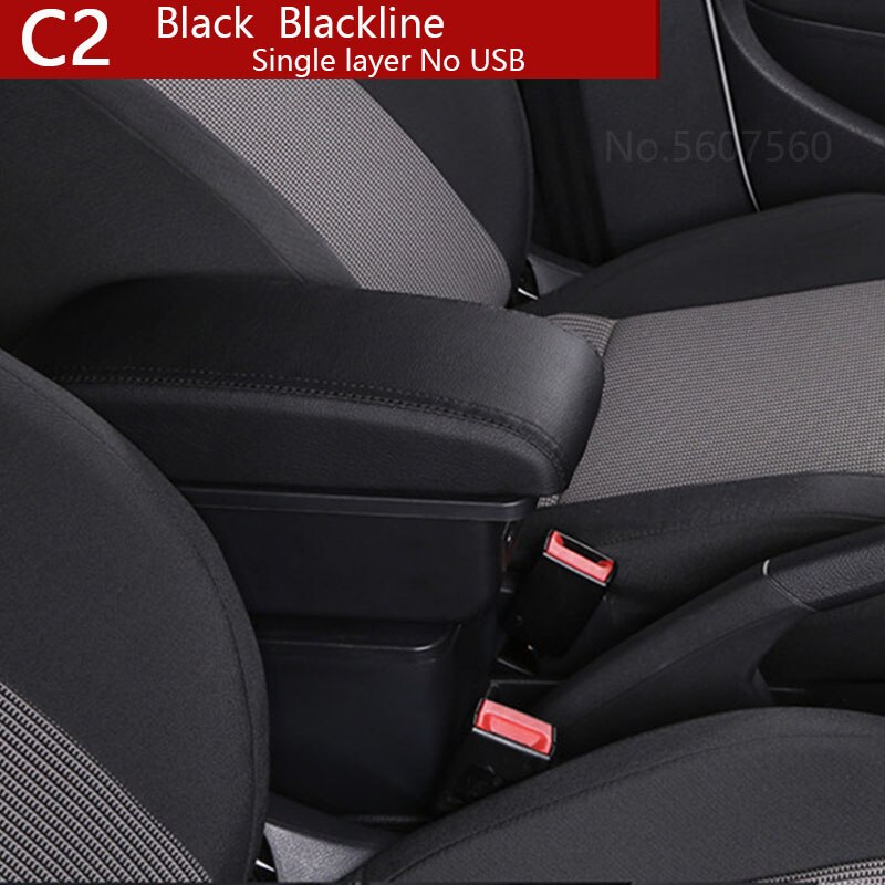 Accoudoir de voiture MINI Cooper, Countryman R60, R56, R57, R58, R53, accoudoir de voiture, meubles, accessoires de voiture: C2 Black line NO USB
