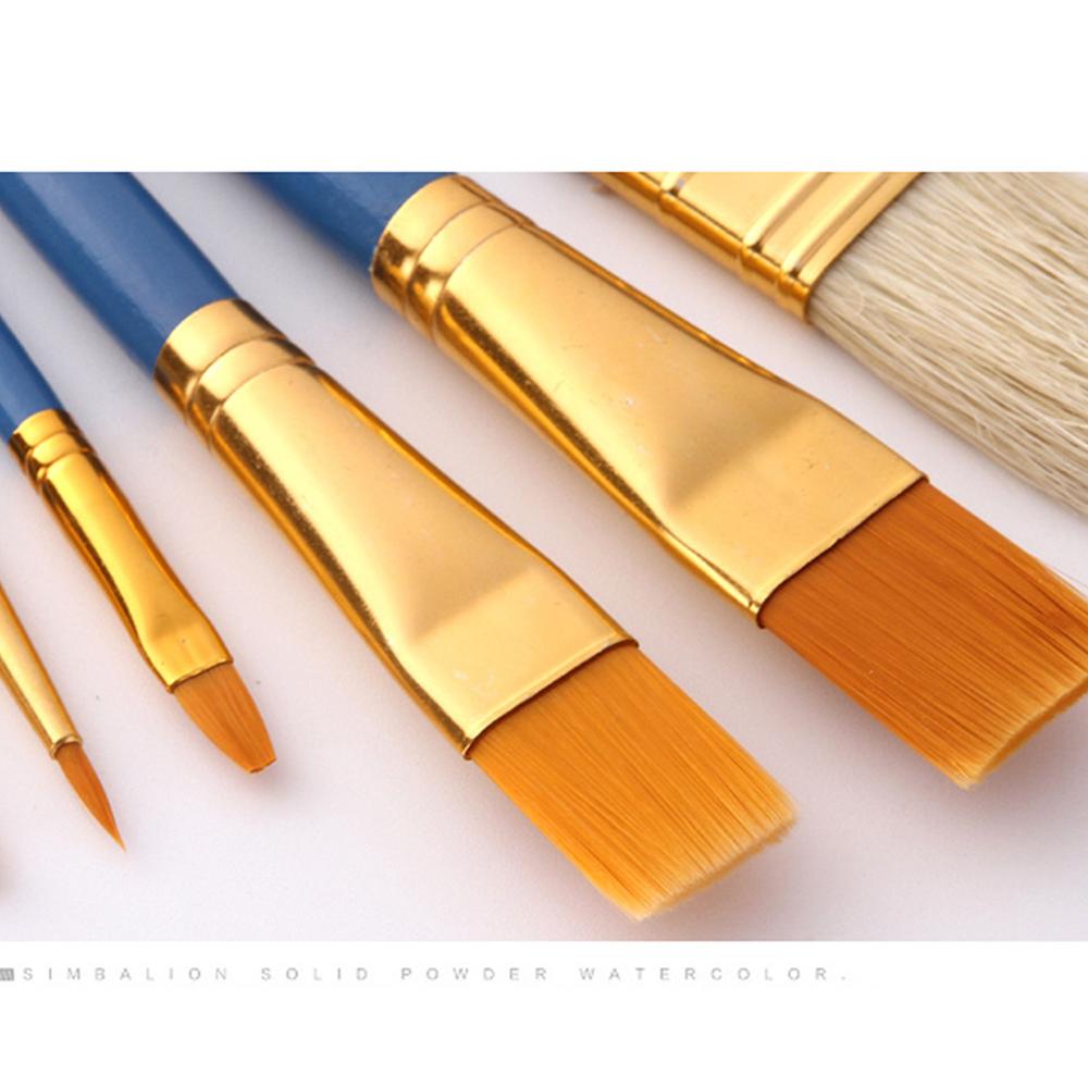 Painting Brushes Oil Paint Brush For Acrylic Painting Artist Gouache 6pcs Paint Brushes - View #3