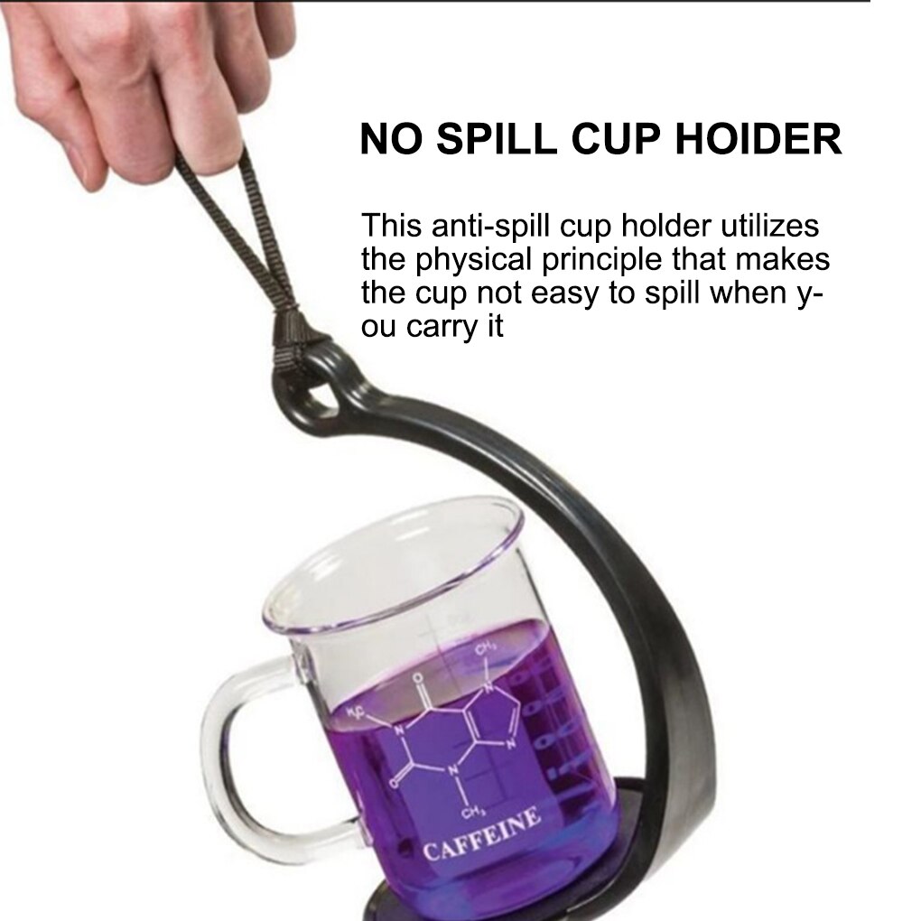Spill Stopper Lid Coffee Tea Cup SpillNot Coaster Never Spill SpillNot Handle Over The Cup Artifact