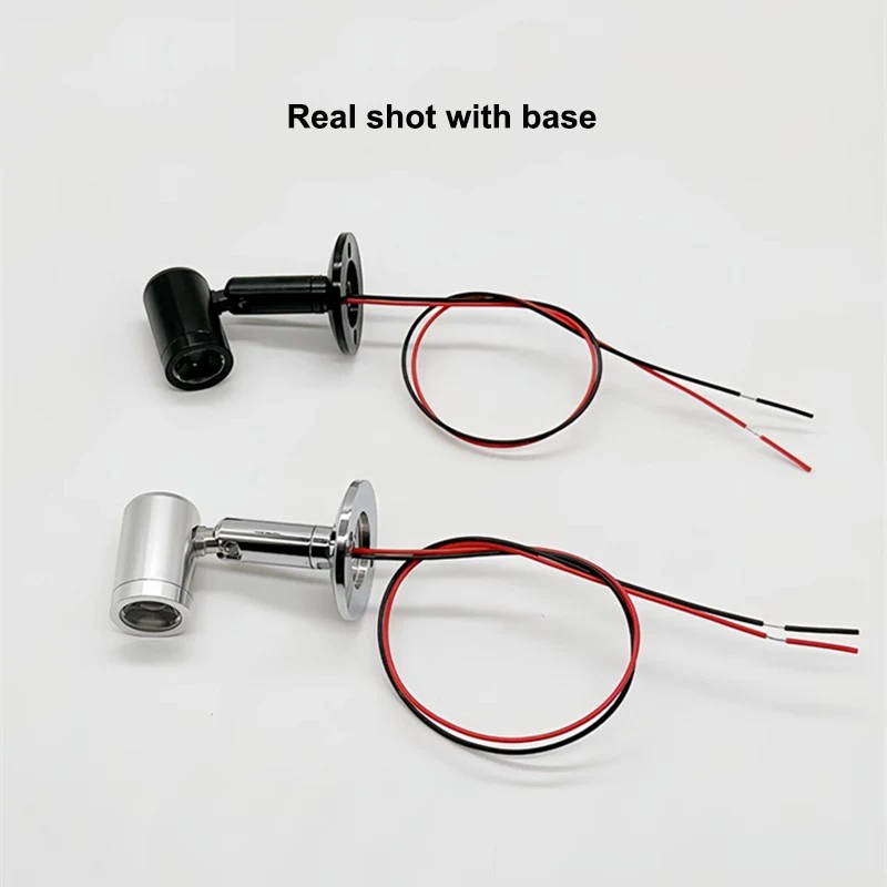 Mini led-display spotlight  dc 5v 12v . lavspenningsdisplaylys 2 stk 3w diy-lampe for utstyr