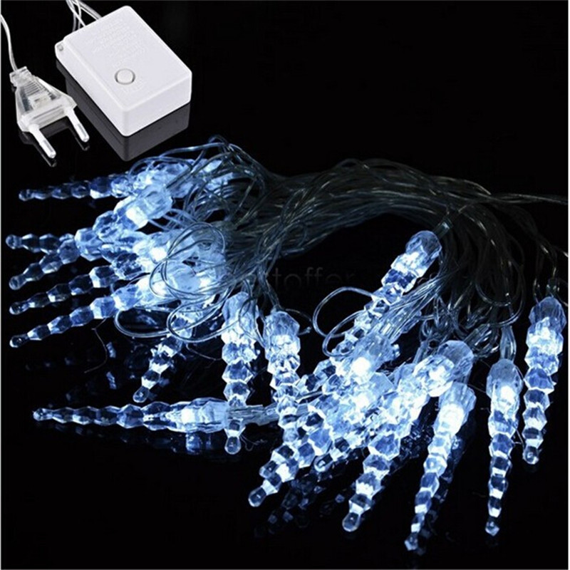 Ijspegel verlichting 90 leds 3 meter warm wit - Kerstverlichting kopen? | Korting tot 10