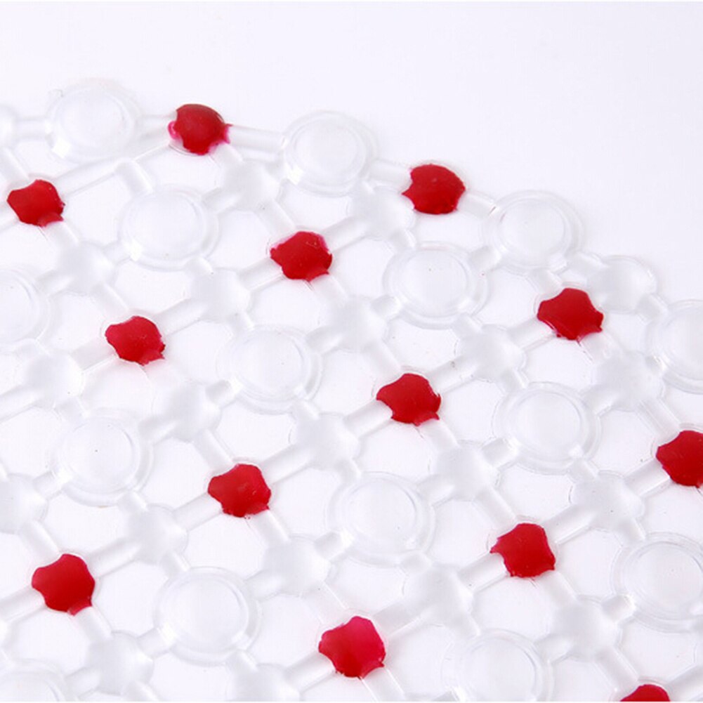 65x36cm Shower Bath Tub Clear Bubble Mat Safety Anti-slip PVC Floor Rug Carpet Bathroom Mat Set bathroom accessories household