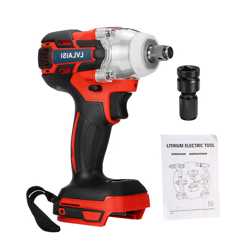 520Nm Brushless Electric Impact Wrench 1/2 inch Power Tool Rechargeable Electric Wrench Drill Screwdriver For Makita 18V Battery
