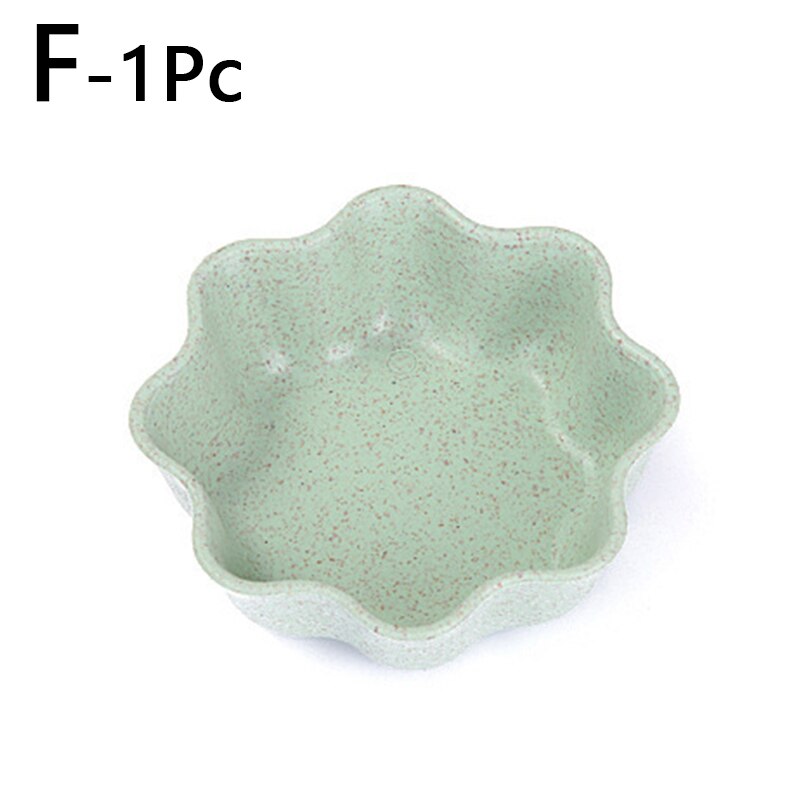 Simple Modern Plastic Kitchen Dip Sauce Dim Sum Plate Seasoning Plate Round Pickle Dish Cutlery Dip Sauce Dim Sum Plate: F