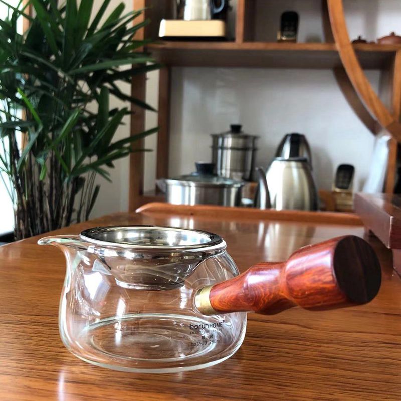 Taza de té tetera resistente al calor, accesorios de té de mar de té
