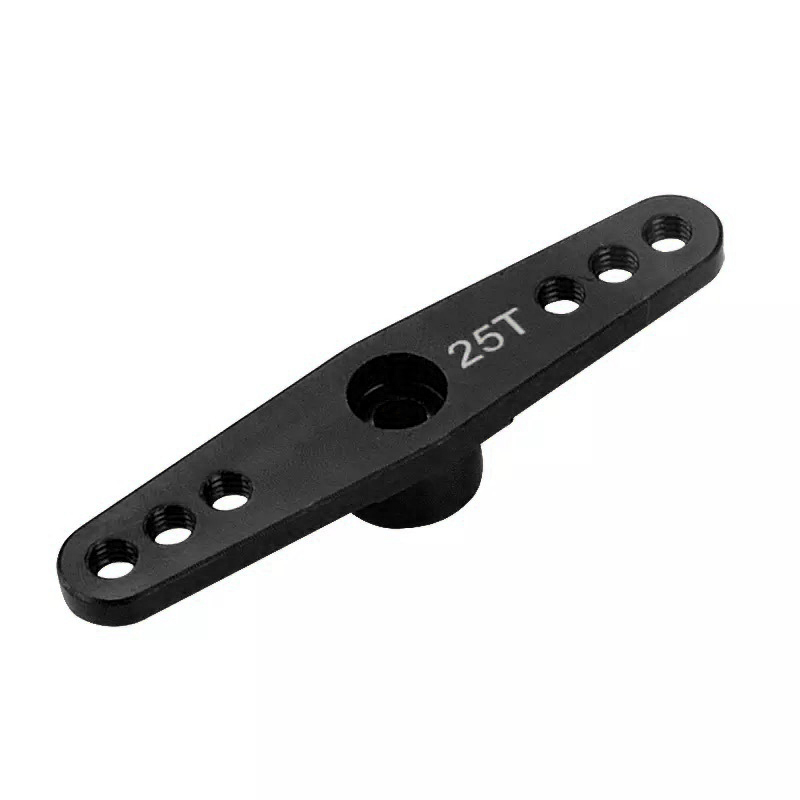 25T Lenkung Servo Arm Horn Metall Vollgas Teile Doppel Lenkung Arm für Futaba Schwarz