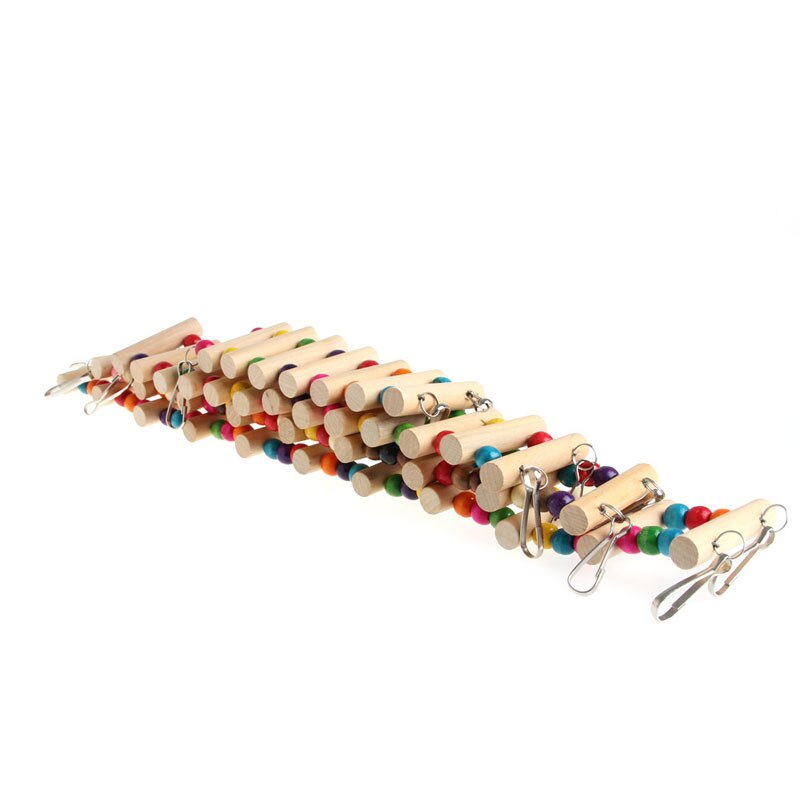 Vogels Swing Houten Brug Ladder Klim Valkparkiet Parkiet Budgie Papegaai Speelgoed