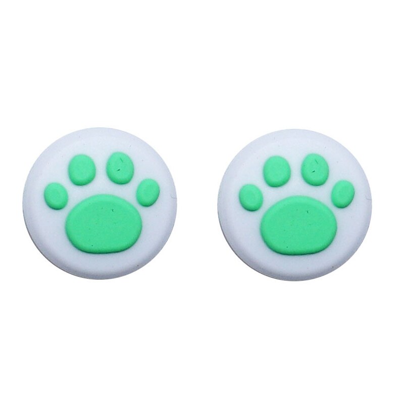 2PCS Lovely Cat Paw Thumb Stick Grip Cap Joystick Cover For Nintendo Switch NX Lite Joy-Con Controller Gamepad Thumbstick Case: 10