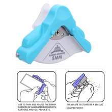 R4 DIY Mini Corner Rounder 5mm Kaart Papier Punch Craft Cirkel Patroon Foto Cutter Tool Briefpapier Hand Gat Craft scrapbooking W