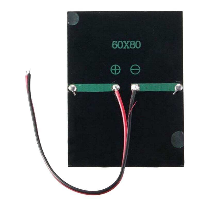 2 pcs 1.5V 400mA 80x60mm Micro-Mini Power Solar Cells For Solar Panels - DIY Projects - Toys - Battery Charger