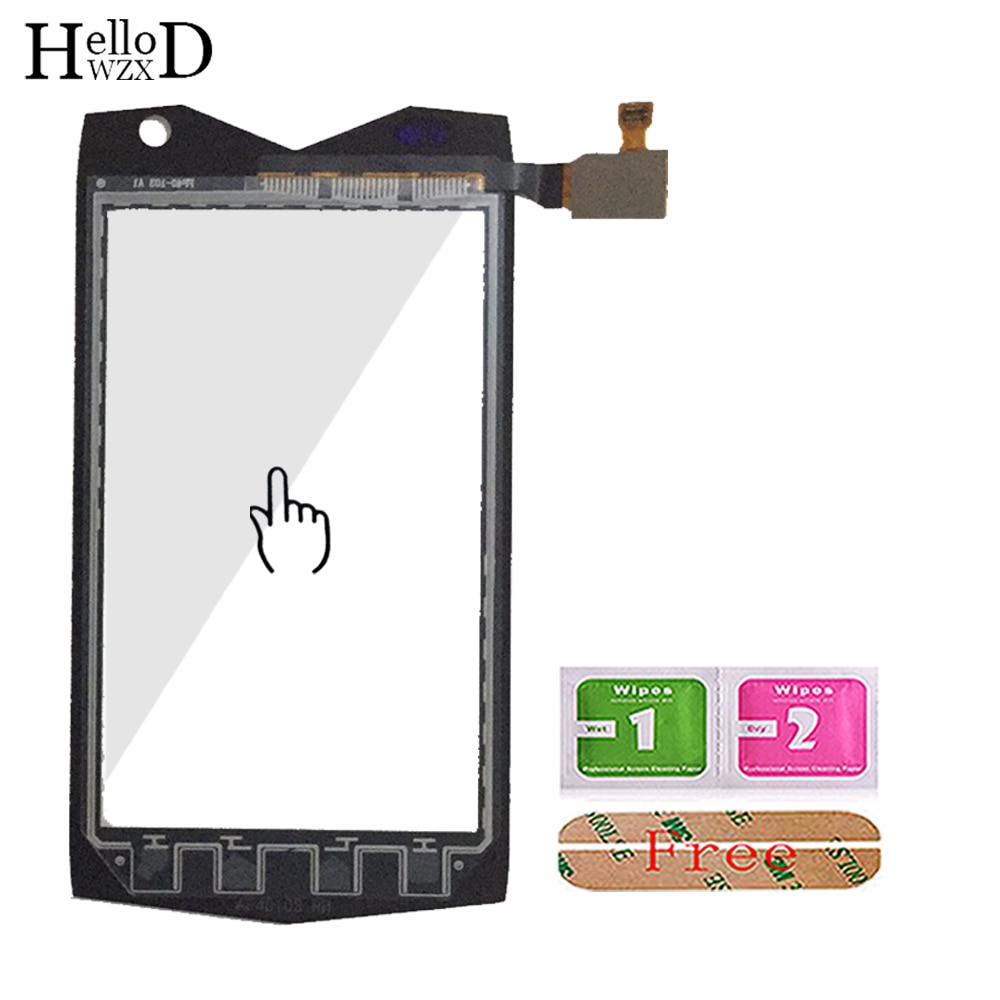 Vidrio táctil para teléfono móvil de 4,0 pulgadas para Texet TM-4082R TM-4104R x-driver pantalla táctil de cristal Sensor de panel digitalizador herramientas adhesivas