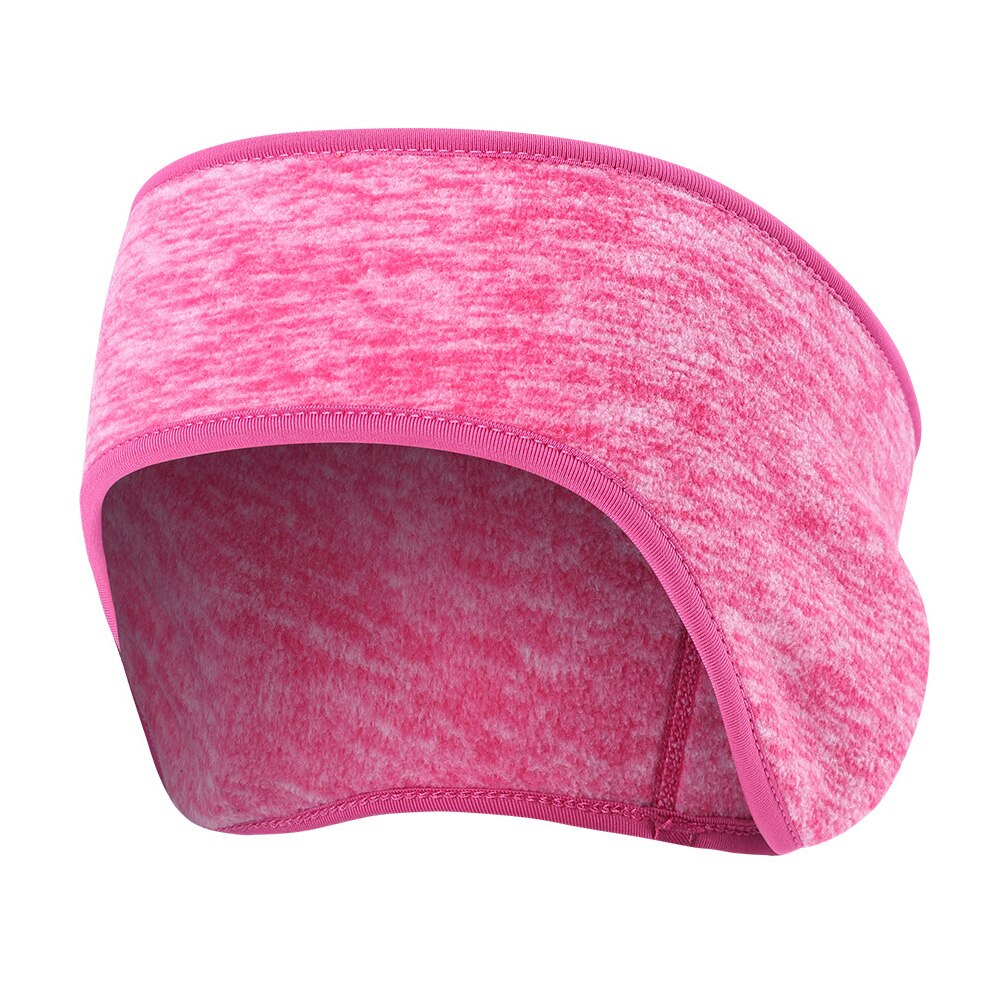 Chauffe-oreille thermique cache-tête bandeau cache-oreilles pour le cyclisme de sport en cours d'exécution BHD2: rose red