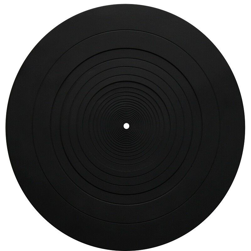 3mm 12 '' lp anti-vibrations silikon pad gummi lp slip matta för fonograf skivspelare vinyl mjuk lp matta