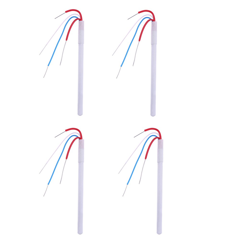 1-8pcs 50W 24V Heating Element 1322 Soldering Iron Ceramic Heater Core 4-wire Adapter Heating Tool for Solder Iron Station for 9: 4pcs