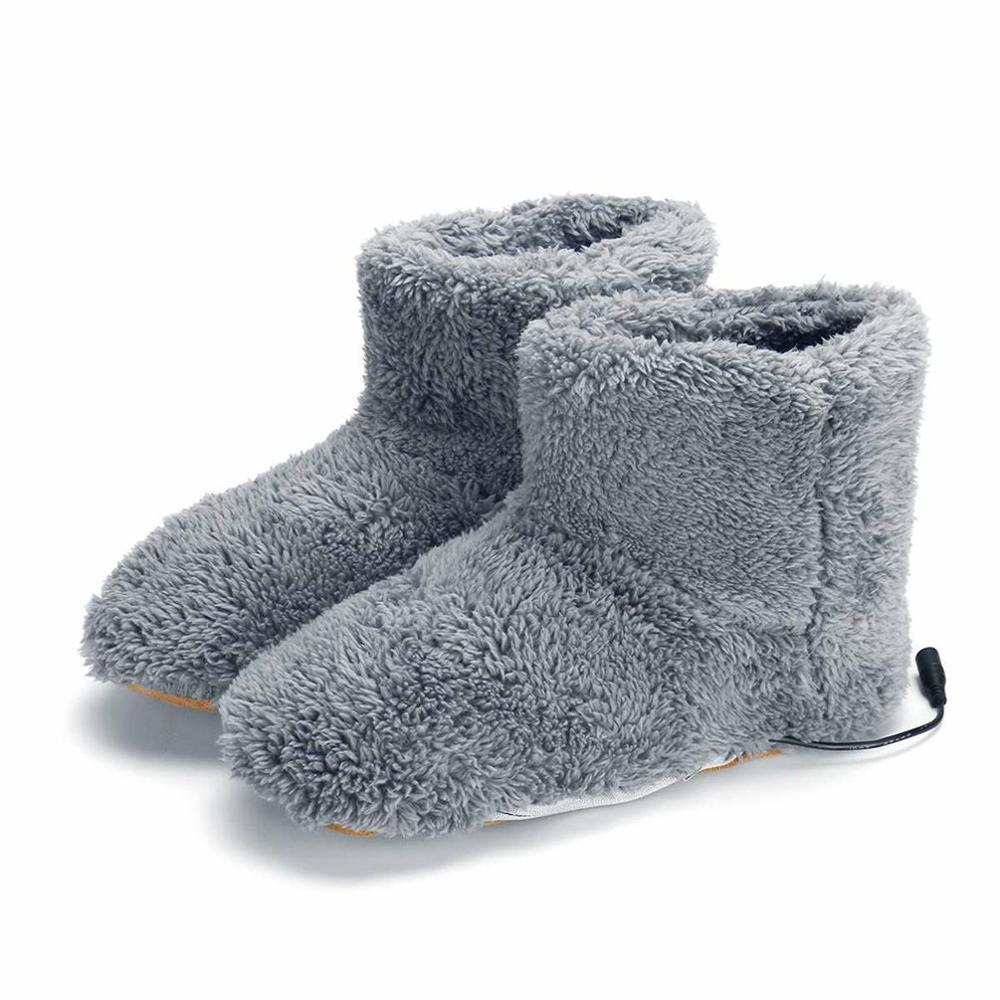 Elektrische Verwarmde Schoenen Winter Warmer Usb Opladen Comfortabele Pluche Thermische Boot Pluis Verwarming Pad Warm Levert Zorgzame
