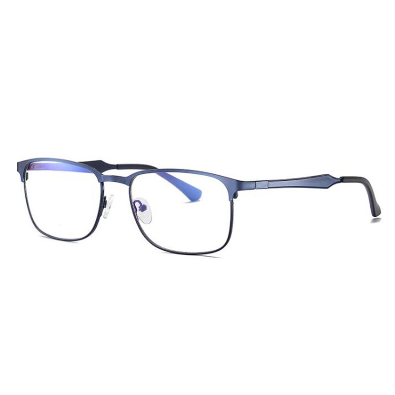 RBENN gafas de ordenador de negocios para hombres, gafas de bloqueo de luz azul de para hombres, gafas de juego Anti luz azul UV400: Matte Blue