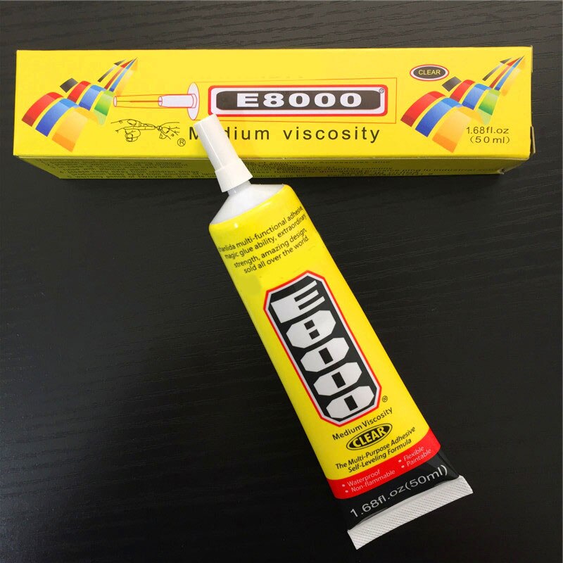 E8000 Multi Purpose Midium Viscosity Adhesive Glue to Wood Metal Glass Fiberglass Ceramics Masonry EM88: 1.7 fl oz