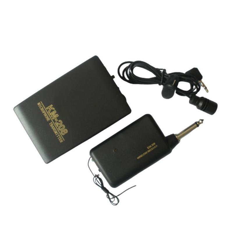 Clip-On Draagbare Draadloze Lavalier Microfoon Hals Microfoon Met Fm Zender Ontvanger Revers Clip Mic Microfoon: Default Title