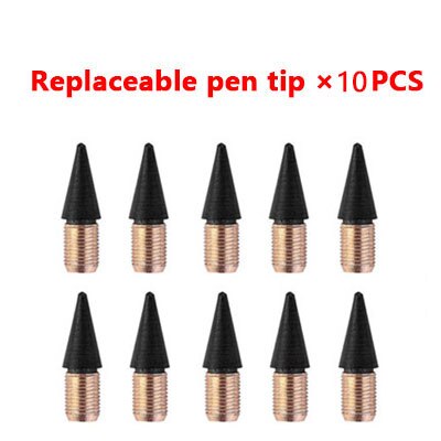 13 Stks/set Eeuwige Potlood Dubbele Gum Magic Potlood Art Schets Schilderen Tools Schoolbenodigdheden Student Briefpapier: Pencil tip-10PCS