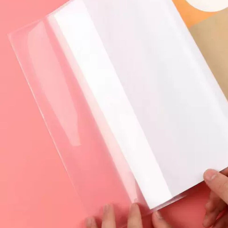 Couverture de livre transparente pour Journal ajusté A4 22k 16k, 25 pièces, Protection de l'environnement, fournitures scolaires et de bureau