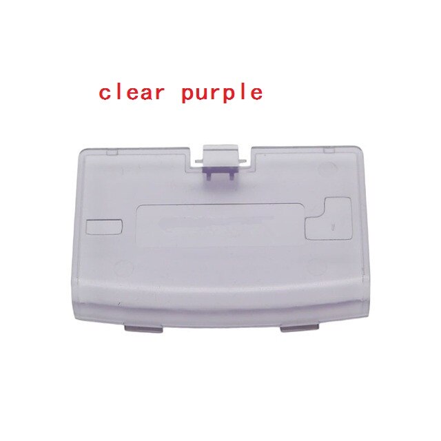 Funda de batería para Nintendo Gameboy Advance GBA, parte trasera: clear purple