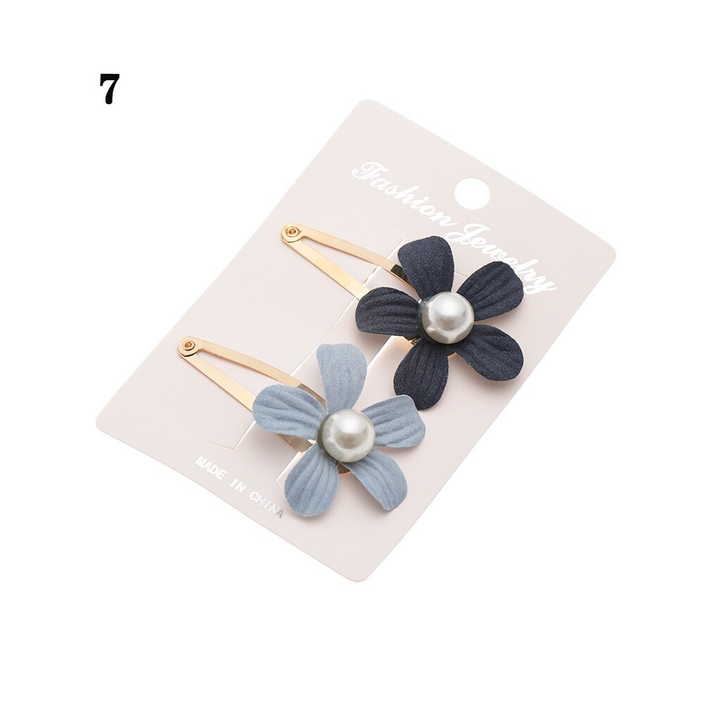2 stuks kindermeisjes parelbloem haarspeld meisjes kinderhaarspeld accessoires haarspeld haarspeld hoofdtooi hoofddeksels voor kinderen: 7