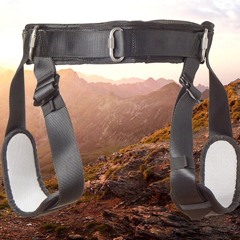 Outdoor Climbing Mountain Climbing Fall Protection Seat Belt Rappelling Half Body High Altitude Insurance Belt Seat Belt