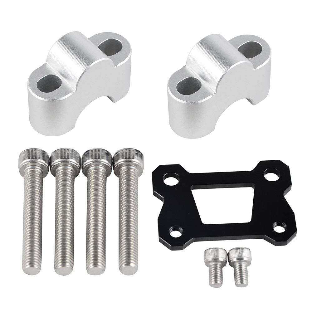 NICECNC 25mm Moto Guidon Riser Poignée Graisse Barre pour Yamaha MT07 FZ07 MT FZ 07 MT-07 FZ-07