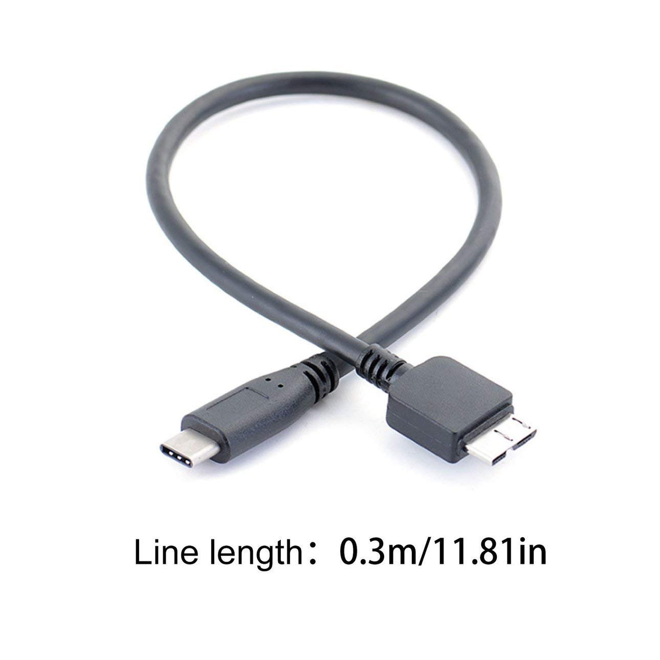 USB 3.1 Typ-C zu USB 3.0 Micro B Kabel Stecker Für Festplatte Smartphone HANDY PC