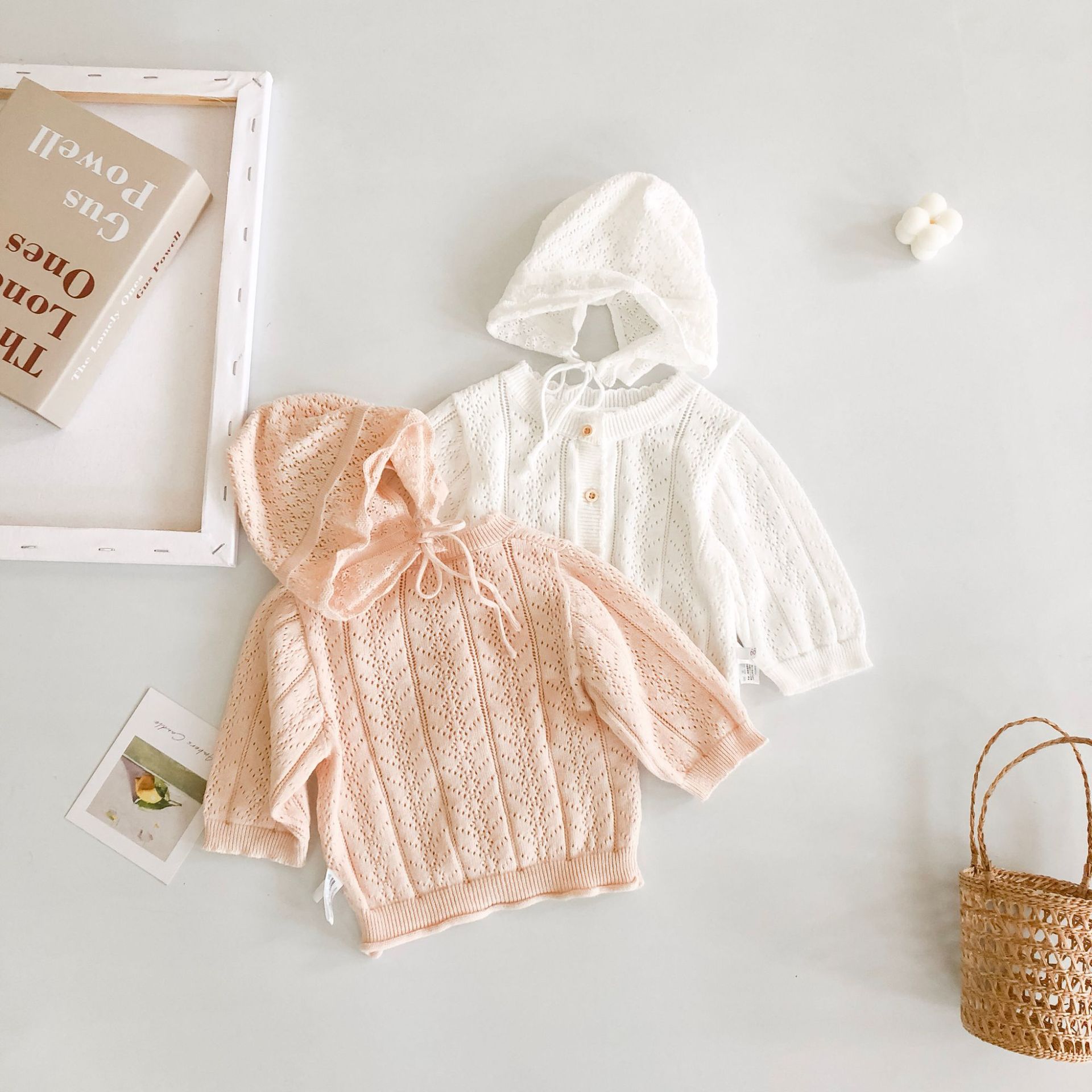 Del bambino Delle Ragazze Maglione Lavorato A Maglia cardigan Camicia A Maniche Lunghe lavorato a maglia vuoto Bambini del rivestimento Dei Vestiti Delle Ragazze Dei Ragazzi Molla ah Lavorato A Maglia Vestiti