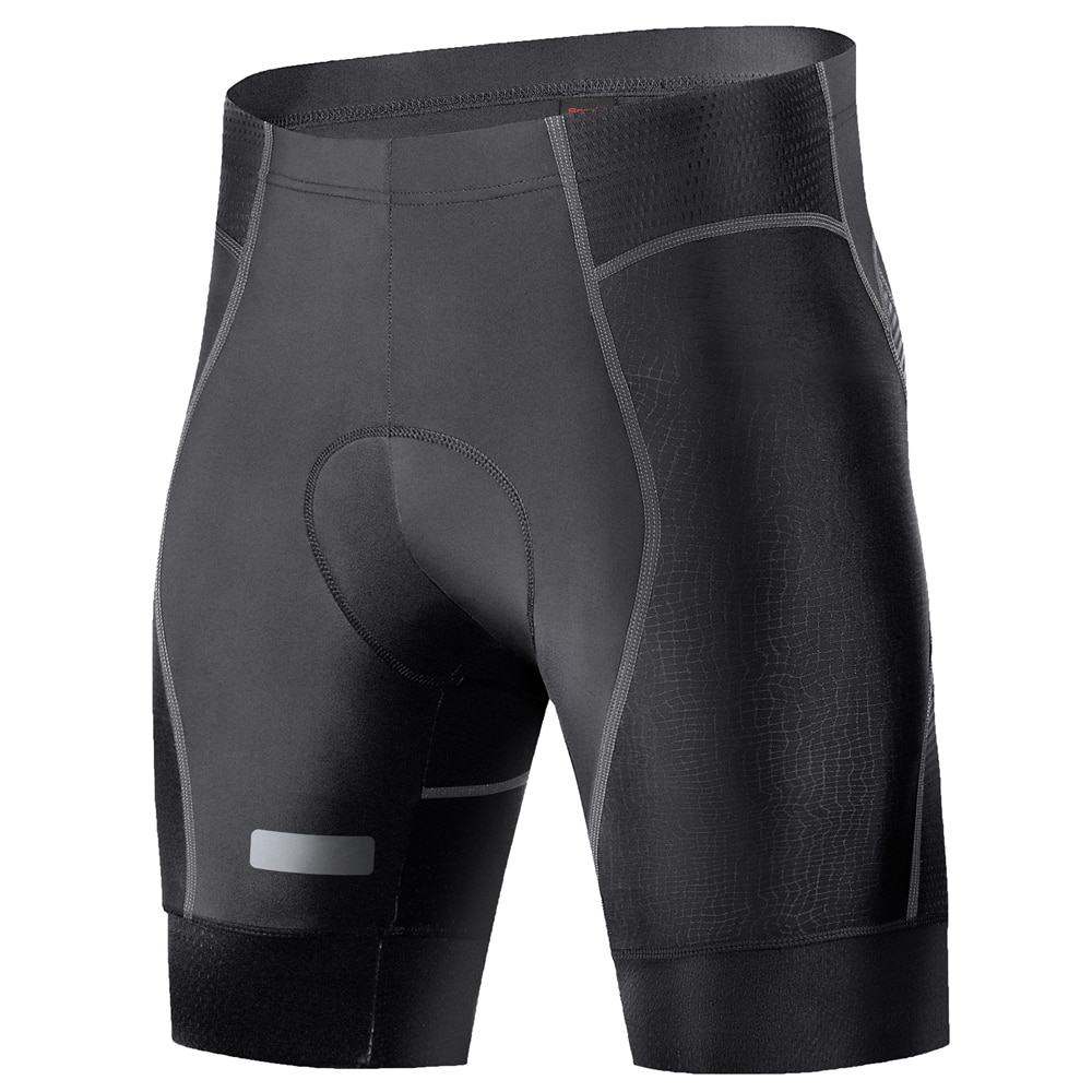 Lixada Mtb Mountainbike Shorts Mannen 4D Padded Fietsbroek Ademende Quick Dry Fiets Compressie Shorts: Grijs / XXXL