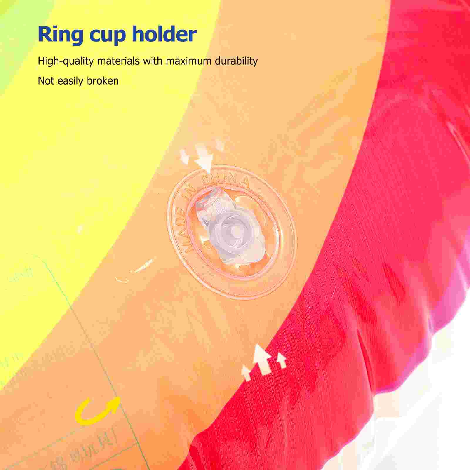 1pc Colorful Safe Lightweight Floating Ring Swimming Ring Water Ring for Adults