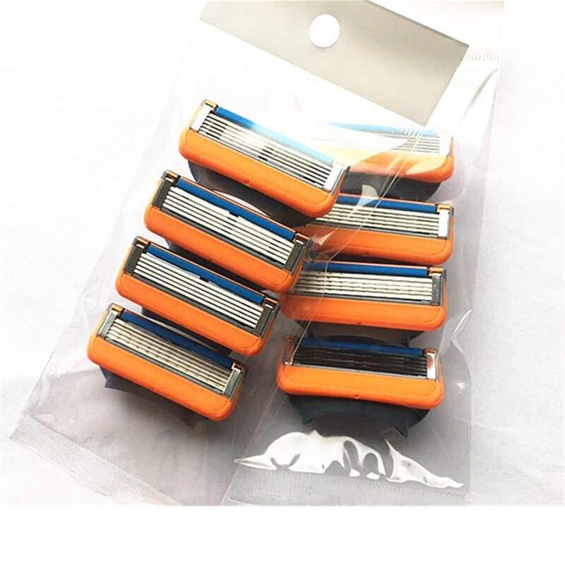 4pcs/Pack Shaving Razor Blades for Men Face Care Safety Razor Blade Mens Shaving Shaver Razor Replacement Heads