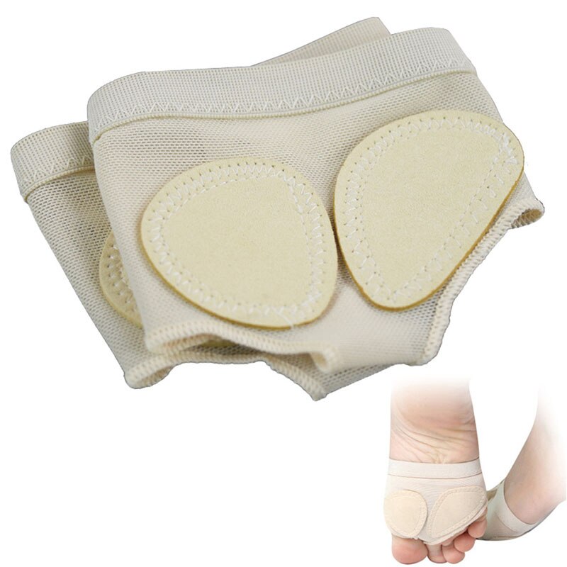 1 Paar Meisjes Vrouwen Buik Ballet Half Schoenen Split Zachte Zool Poot Dans Voeten Bescherming Teen Pad NIN668