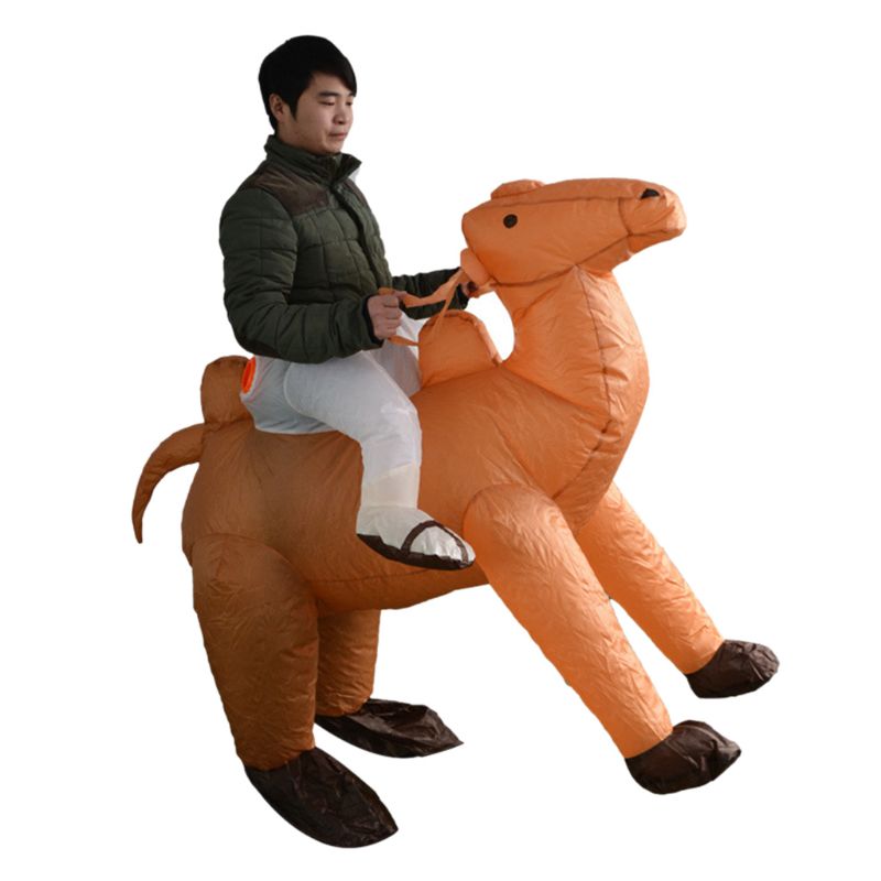 Camel Inflatable Suits Performance Costume Blow Up Outfit Adult Party Clothes