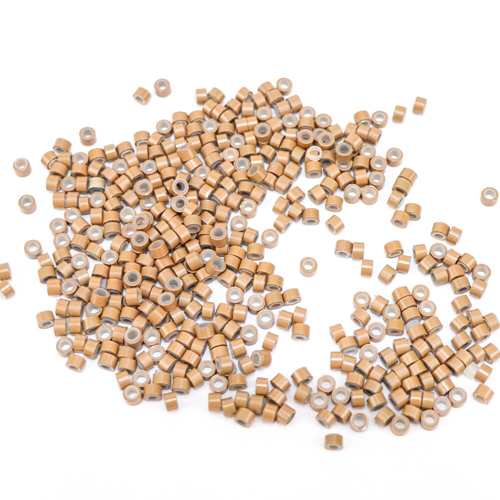 200 Stuks Micro Ring Siliconen Bead Link Microringen Voor Veer Haarverlenging Ringen Buizen Accessoire Salon Hairstylist Tools