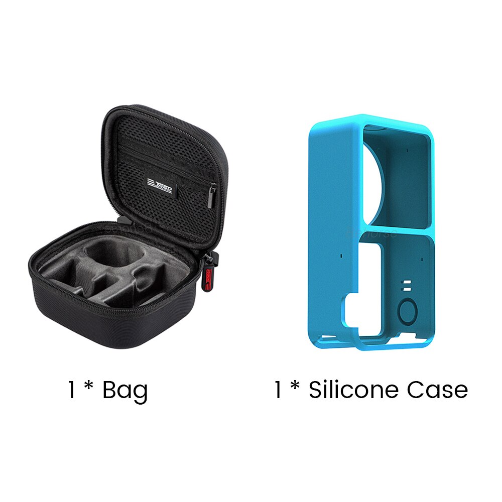 DJI Action 2 Portable Storage Case Handbag Carrying Case Magnetic Shell Cover for DJI Osmo Action 2 Sport Camera Accessories: Combo 6