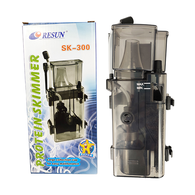 Resun SK-300 300L/H Marine Riff Korallen Fisch Aquarium Panzer Filter System Nano Protein Abschäumer