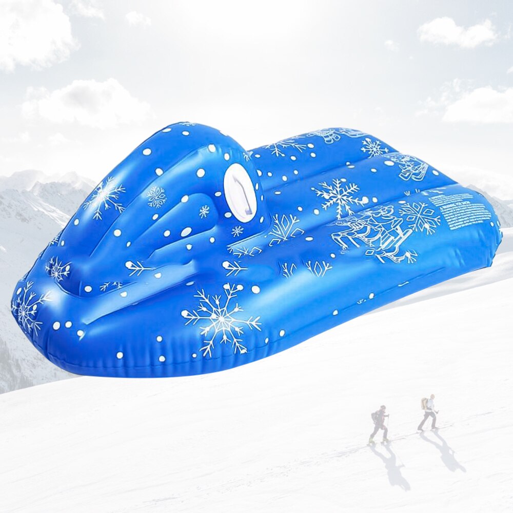 Winter Opblaasbare Sneeuw Buis Pvc Snowflake Kinderen Sneeuw Slee Heavy Duty Cirkel Voor Skiën Schaatsen Sneeuw Games: Default Title