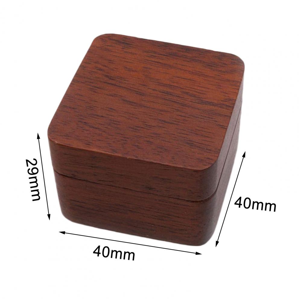 Caja de púas de madera cuadrada sólida, , soporte de púas, caja de almacenamiento para equipos de música de graves, accesorios, accesorio, 3 uds.