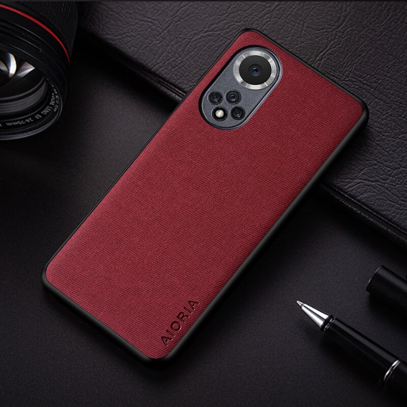 Hülle für honor 50 Profi 50 se , schlicht, leicht, schützend, einfarbig, textil-leder-hülle: Ehre 50 Profi / verrotten