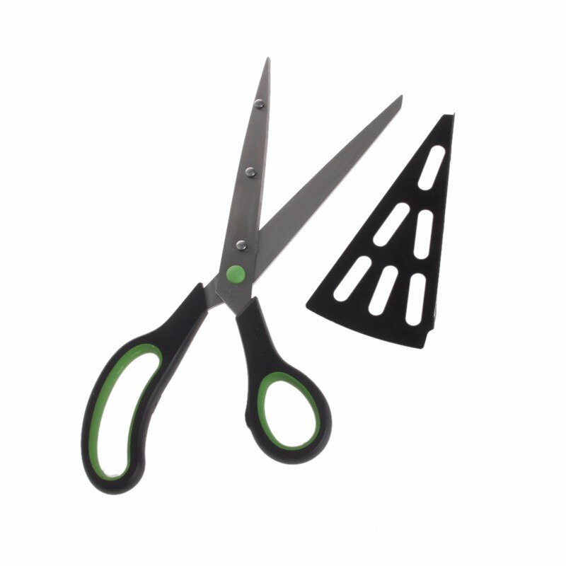 2 in 1 Pizza Scissors Cutter Slicer Tray Divider Food Serving Tool Chopper Pizza Cutter Non-stick Pizza Tools Peeler &amp; Slicers