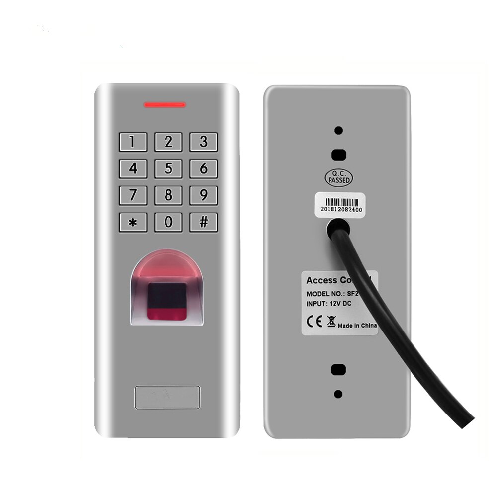 IP66 Outdoor WG26 Fingerprint password keypad access control reader for security door lock system gate opener use
