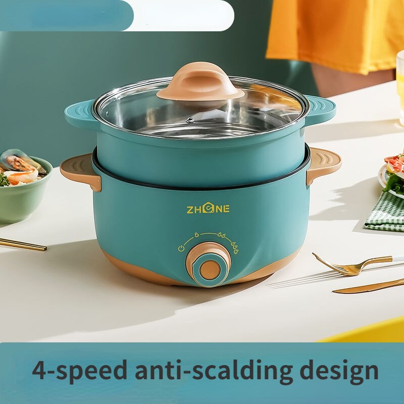 Multifunctional electric cooking pot all-in-one non-stick pot household electric pot frying pan dormitory small electric pot